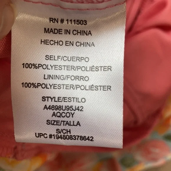 Lily Rose tie straps floral print rouched dress w ruffle S XL jrs - Picture 16 of 17